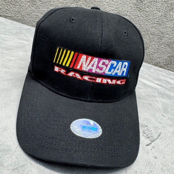 Nascar Other - NASCAR Racing Black Baseball Cap with Fiber Optic Enhancements Adjustable